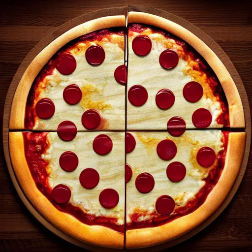 Prompt: wooden pizza, well polished, very detailed, raytracing, hd,