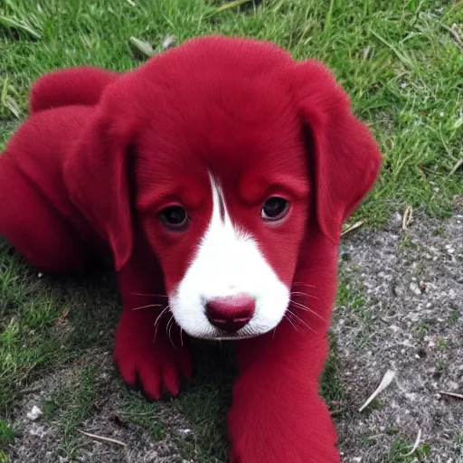 Image similar to adorable crimson puppy