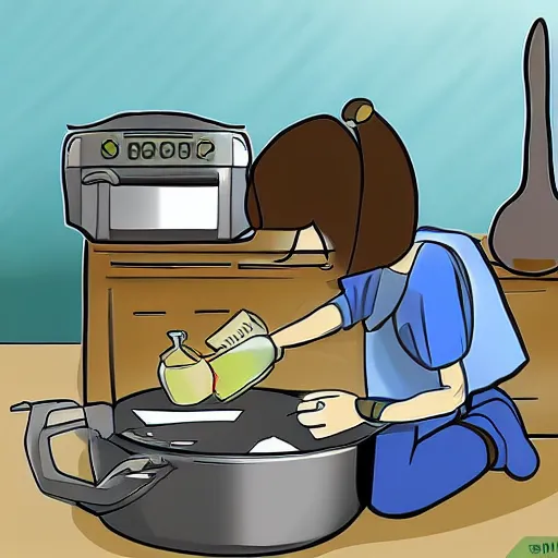 Image similar to wikihow artstyle how to cook meth