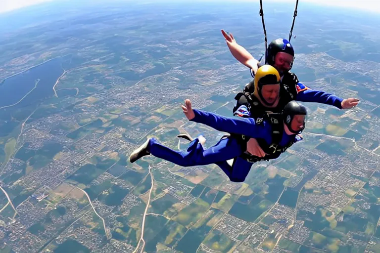 Image similar to sky diving without a parachute