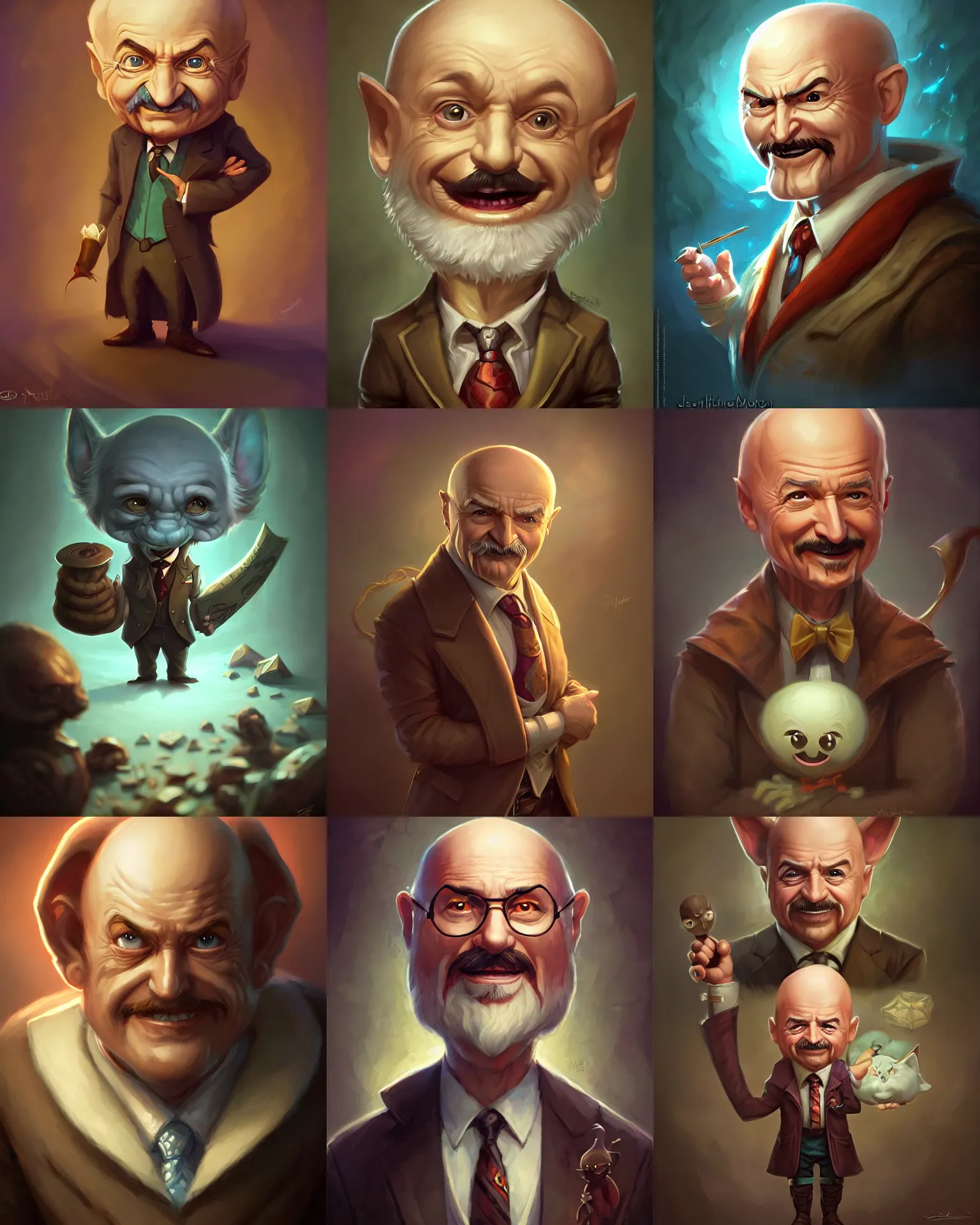 Prompt: cute little anthropomorphic dr. phil cute and adorable, pretty, beautiful, dnd character art portrait, matte fantasy painting, deviantart artstation, by jason felix by steve argyle by tyler jacobson by peter mohrbacher, cinema