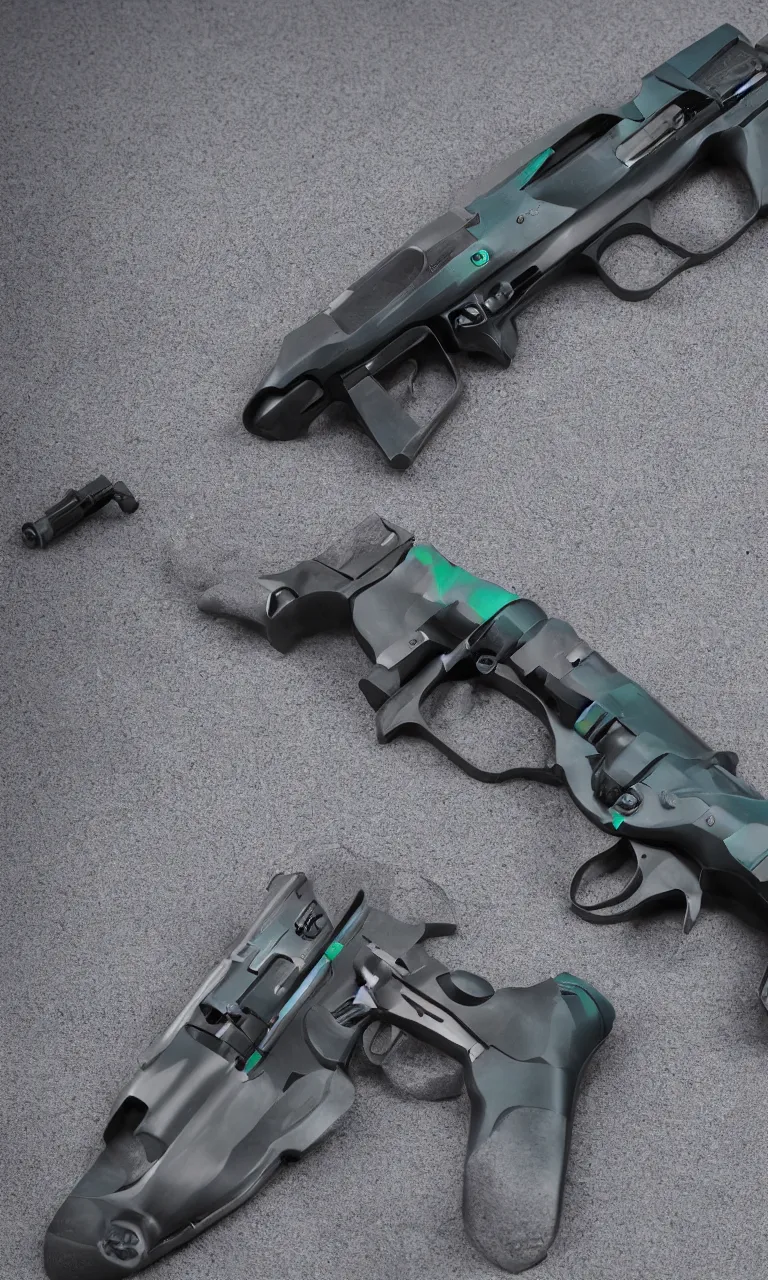 Prompt: a color photo of a bb gun concept, detailed,