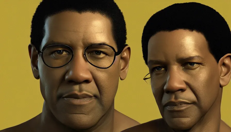 Image similar to Denzel Washington is Morpheus, hyperdetailed, artstation, cgsociety, 8k