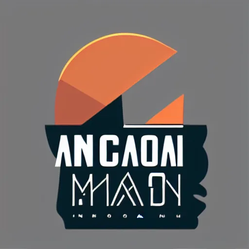 Prompt: A logo design for Nacon, smooth, sharp focus, line art, art style by Paul Rand