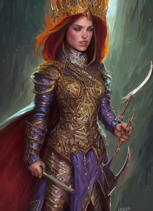 Image similar to queen, ultra detailed fantasy, dndbeyond, bright, colourful, realistic, dnd character portrait, full body, pathfinder, pinterest, art by ralph horsley, dnd, rpg, lotr game design fanart by concept art, behance hd, artstation, deviantart, hdr render in unreal engine 5