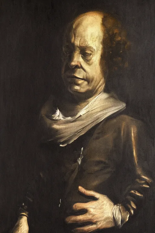 Prompt: mysterious portrait of medici emerging from the dark void, figure in the darkness of renaissance, Francisco Goya, painted by John Singer Sargant, Adrian Ghenie, style of Francis Bacon, highly detailed, 8k, trending on artstation