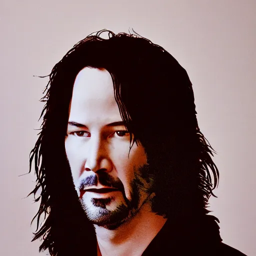 Prompt: a photo of keanu reeves sculpted out of whipped cream and cherries as eyes, 2 0 0 mm lens, shot on film, hyperrealism, bokeh