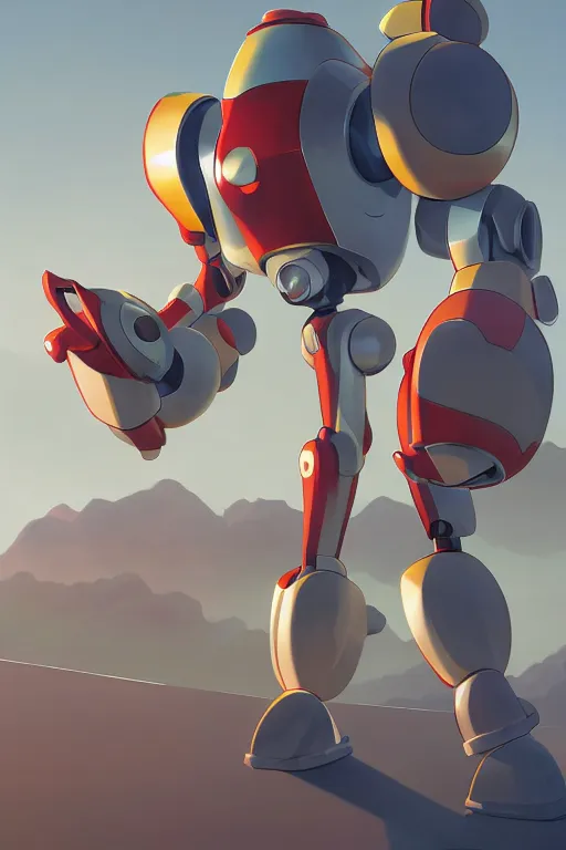 Image similar to metabots medabots medarotto medarot robot minimalist comics, behance hd by jesper ejsing, by rhads, makoto shinkai and lois van baarle, ilya kuvshinov, rossdraws global illumination ray tracing hdr radiating a glowing aura