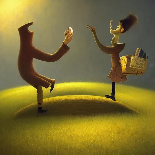 Prompt: dancing, gediminas pranckevicius