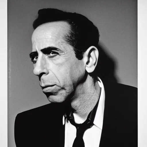 Image similar to Humphrey bogart as photographed by Robert Mapplethorpe