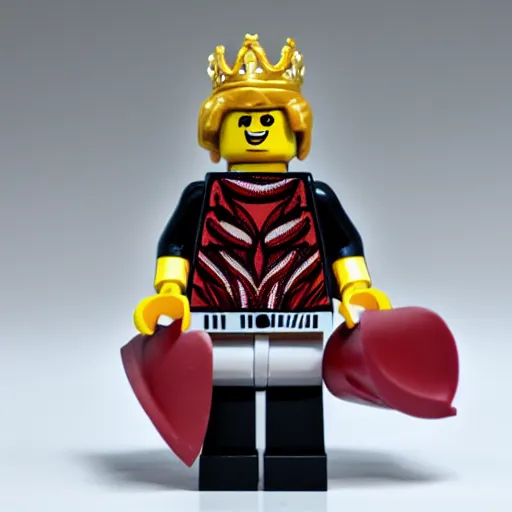 Image similar to queen of england lego figure