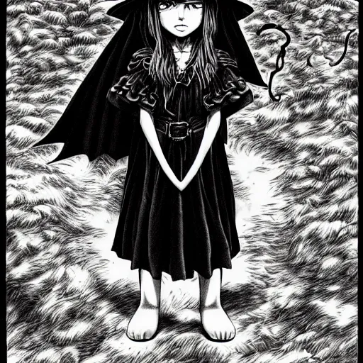 Image similar to young witch by kentaro miura