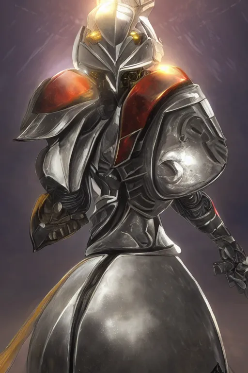 Image similar to helmet armor guardian destiny in witch queen illumination ray tracing hdr fanart arstation by sung choi robot ninja mask and eric pfeiffer and gabriel garza and casper konefal