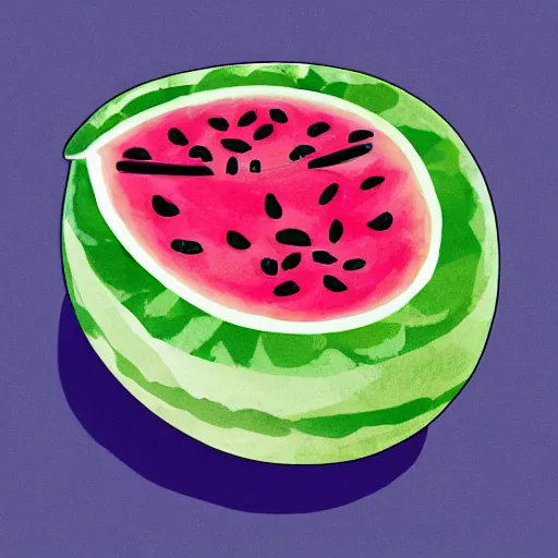Prompt: watermelon universe