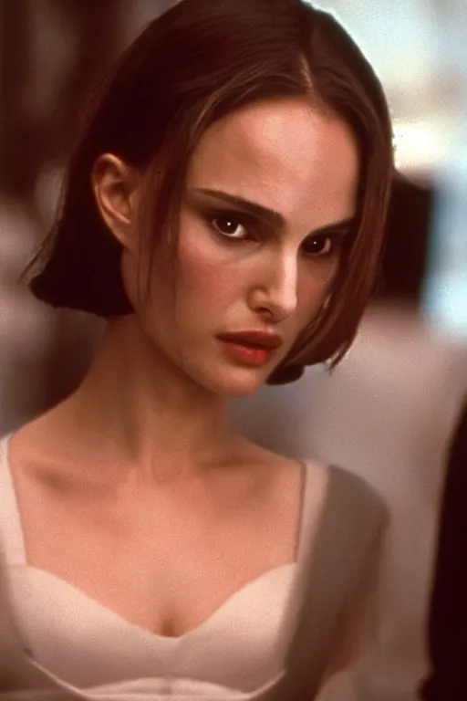 Image similar to Natalie Portman in fallen angel from wong kar wai