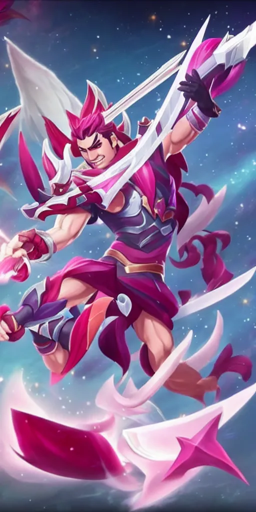 Image similar to Star guardian darius from league of legends, 4k, #trending