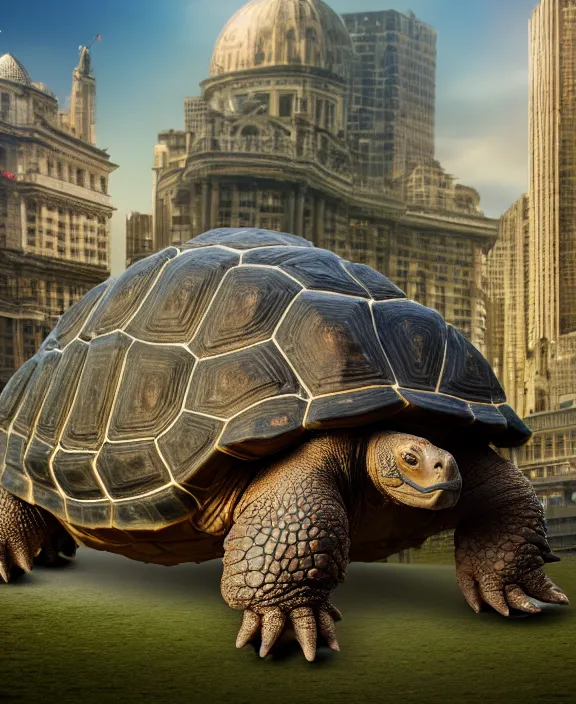 Image similar to city built on top of a giant tortoise. magic fantasy style. highly detailed 8 k. intricate. lifelike. soft light. nikon d 8 5 0.