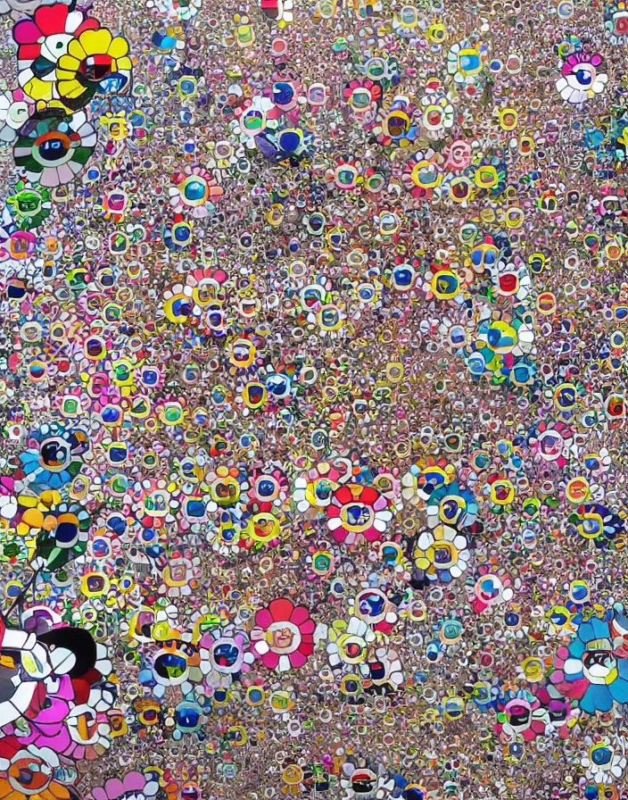 Prompt: hyper detailed industraial & utility by takashi murakami