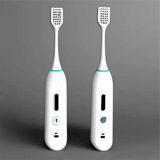 Prompt: multi pronged electric toothbrush