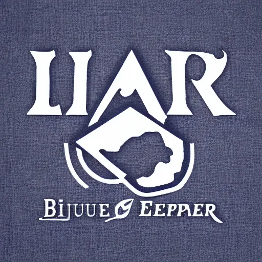 Image similar to logo, virtual liver, blue print