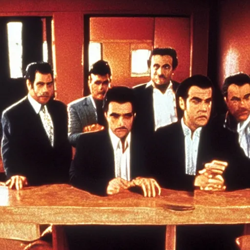 Prompt: movie poster film still of goodfellas with the cast of seinfeld