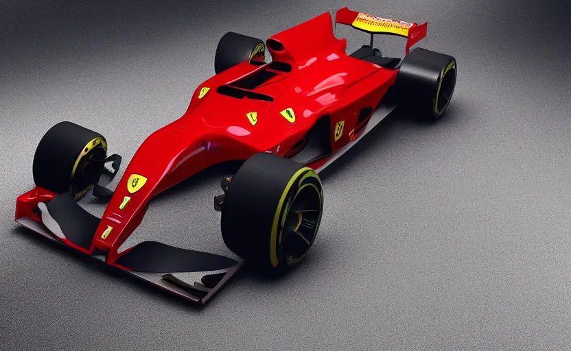 Image similar to “A 2025 Ferrari Formula One Concept, studio lighting, 8K”