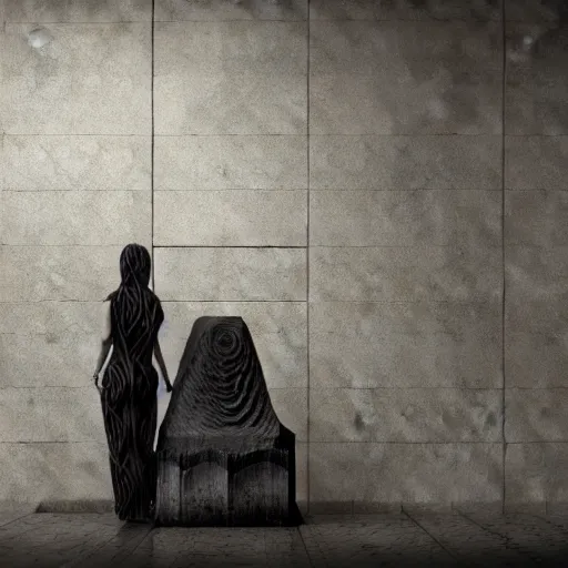 Image similar to unspeakable horrors, nightmare, horror, unknown, dark, liminal space, figure hiding in corner, 8 k octane render