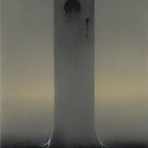 Image similar to bioshock, illustrated by zdzisław beksinski