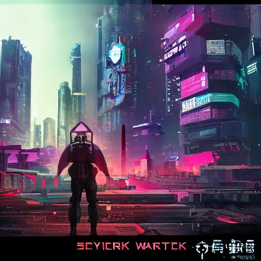 Prompt: cyberpunk warfare