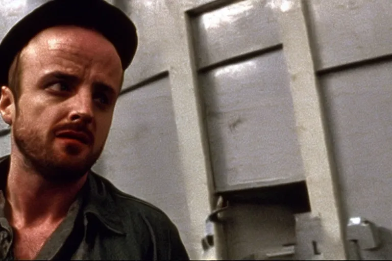 Prompt: jesse pinkman in reservoir dogs, film still