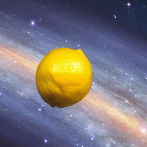 Image similar to planet lemon, photo by hubble telescope