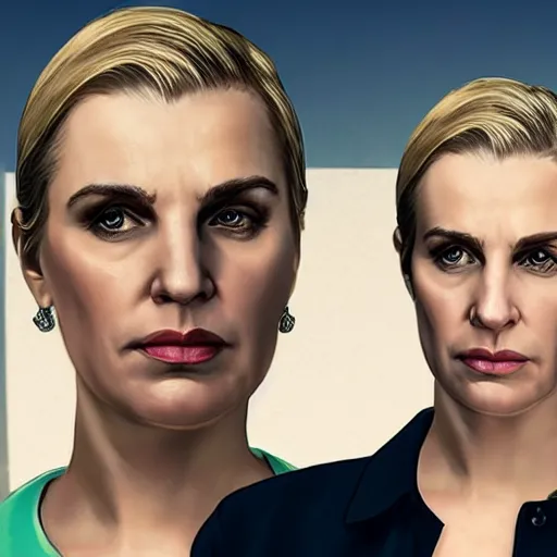 Prompt: Kim Wexler from Better Call Saul as a GTA character portrait, Grand Theft Auto