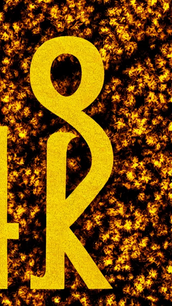 Prompt: the letter M hangs in midair over a golden field full of burning flowers 4k photorealistic telephoto artstation ultradetail