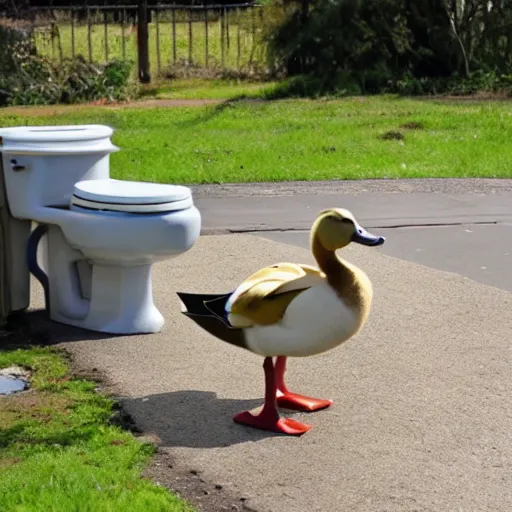 Image similar to duck toilet