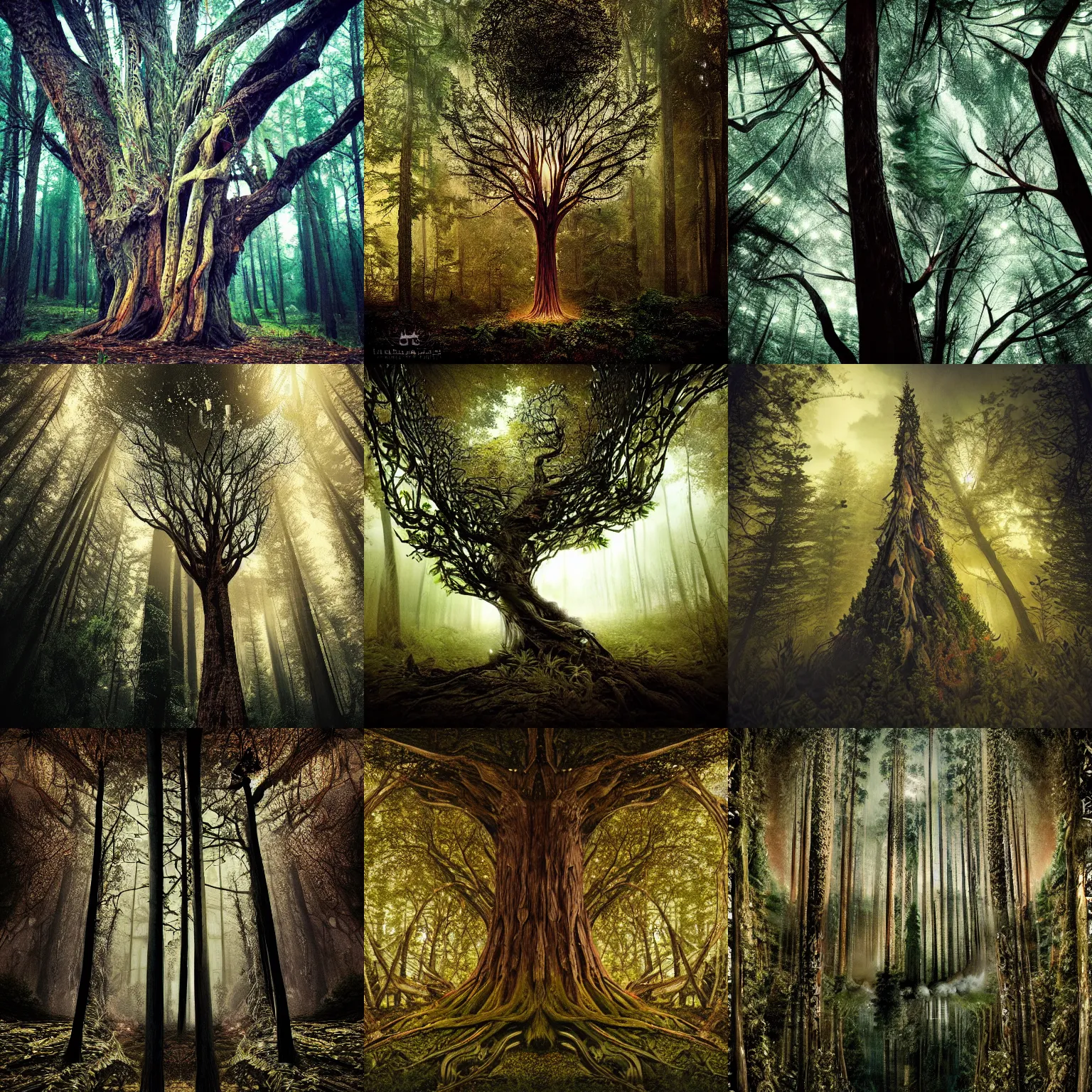 Prompt: tree, forest, dramatic, double - exposure, incandescent, fxaa, insanely detailed and intricate, hypermaximalist, elegant, ornate, hyper realistic, super detailed