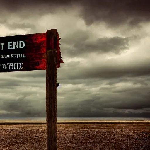 Prompt: the end of the world, photo