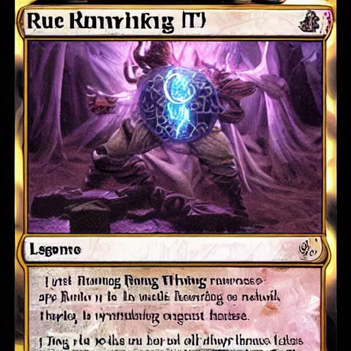 Prompt: rune king thor awakening from slumber