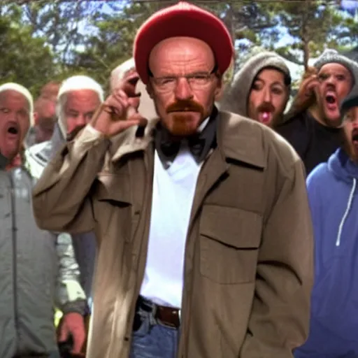 Prompt: walter white in a rap battle