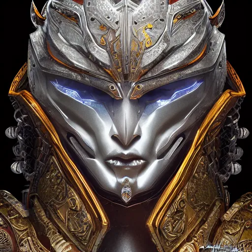 Prompt: portrait art of 8k wraith with exquisite armor, detailed intricate ornate magical armor made of energy, organic, full of colour, cinematic lighting, battered, trending on artstation, 4k, hyperrealistic, focused, extreme details, unreal engine 5, cinematic, masterpiece, art by ayami kojima