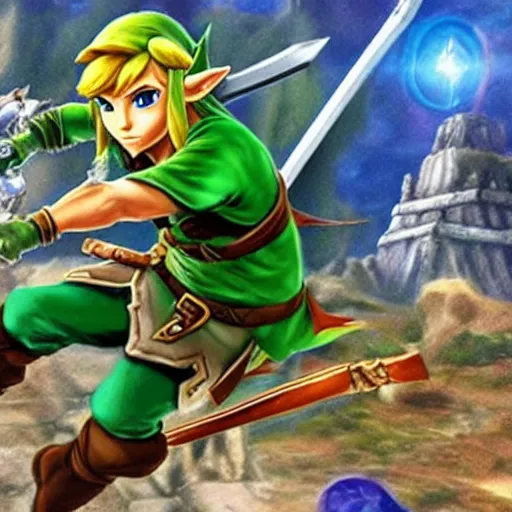 Prompt: Link of The Legend of Zelda