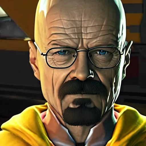 Image similar to Walter White in Super Smash Brothers Ultimate, 4k HDR