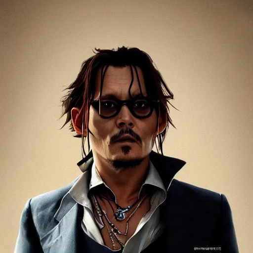 Prompt: johnny depp as a bowl of chip dip, ultra high detailed, oil painting, greg rutkowski, charlie bowater, yuumei, yanjun cheng, unreal 5, daz, hyperrealistic, octane render, rpg portrait, dynamic lighting