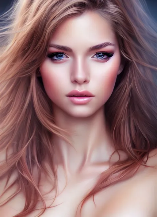 Image similar to a gorgeous female photo, professionally retouched, realistic, smooth face, perfect eyes, symmetrical, full body shot, wide angle, sharp focus, 8 k high definition, insanely detailed, intricate, elegant, art by artgerm