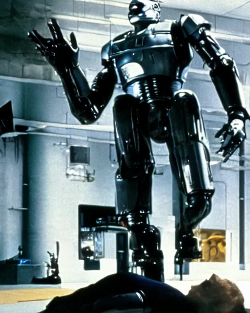 Image similar to film still of the movie robocop ( 1 9 8 7 )