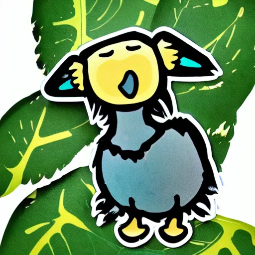 Image similar to cute dodo sticker