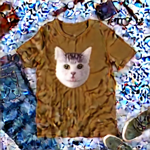 Image similar to funny cat tshirt