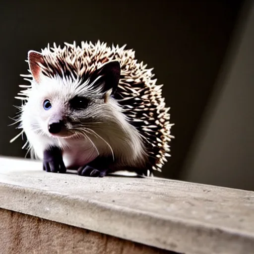 Image similar to a hedgehog - cat - hybrid, animal photography