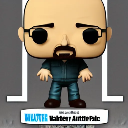 Image similar to walter white funko pop realistic photo