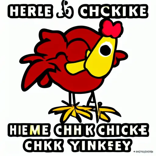 Image similar to here comes the funky chicken!