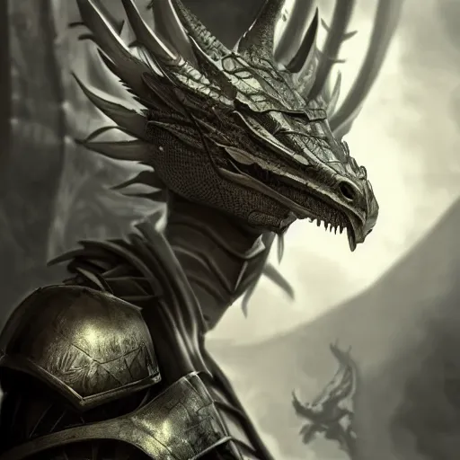 Prompt: stunning cinematic elegant body shot with an upward angle, of a beautiful female knight, but as a hot anthropomorphic female dragon, well designed highly detailed cute female dragon head with slick eyes, looking at the camera with a smirk, well armored, detailed claws, high quality, HD octane render, fantasy, furry art, Artstation, Deviantart, Furaffinity